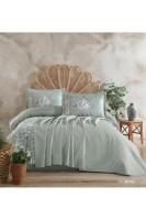 %100 Pamuk Çift Kişilik Pikeli Nevresim Takımı Oda Kokusu Hediye