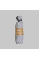 %100 Pamuk Çift Kişilik 180*200 cm 2 Adet Yastık Kılıflı Fitted Çarşaf Seti Lila