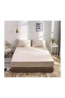 SAREV Fitted Çarşaf Seti Ranforce Tek Kişilik Bej V52 100x200