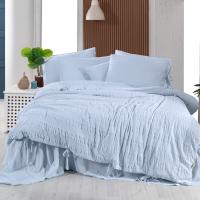 SAREV LEON ÇİFT KİŞİLİK NEVRESİM TAKIMI SAREV MAVİ