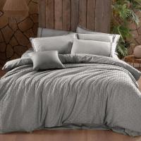 SAREV MARBELLA ÇİFT KİŞİLİK GRİ NEVRESİM TAKIMI