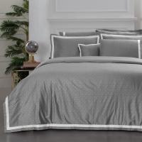 SAREV SAROV SATEN ÇİFT KİŞİLİK GRİ NEVRESİM TAKIMI