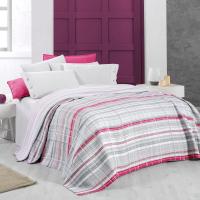 SAREV VIOLA TEK KİŞİLİK PİKE TAKIMI PEMBE