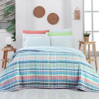 SAREV VIOLA TEK KİŞİLİK PİKE TAKIMI MULTI