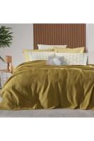 Abel Sarı Çift Kişilik %100 Pamuk Pike Takımı