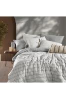 Abra Çift Kişilik Nevresim Takımı Gri