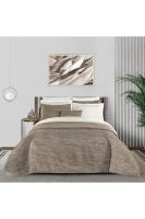 Aviana Sarı Çift Kişilik %100 Pamuk Nevresim Takımı ve Yatak Örtüsü Seti