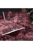 Doryana Tek Kişilik %100 Pamuk Flanel (Pazen) Nevresim Takımı Bordo