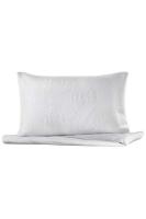 Double Jersey Beyaz Alez Yastık Kılıfı