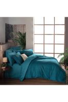 Ederlezi Tek Kişilik %100 Pamuk Flanel (Pazen) Nevresim Takımı Turkuaz