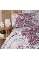 Elfida Tek Kişilik %100 Pamuk Flanel (Pazen) Nevresim Takımı Pembe