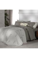 Eva Eldon Bej Tek Kişilik %100 Pamuk Nevresim Takımı ve Pike Seti