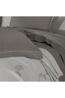 Eva Eldon Bej Tek Kişilik %100 Pamuk Nevresim Takımı ve Pike Seti