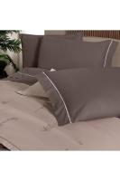 Eva Eldon Mocha Tek Kişilik %100 Pamuk Nevresim Takımı ve Pike Seti