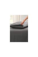 Fitted Lastikli Çarşaf Çift Kişilik 160x200 Cm Antrasit V17
