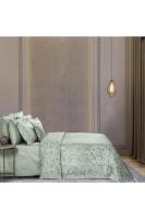 Himalia Saten Çift Kişilik Nevresim Takımı Yeşil