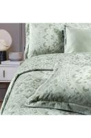 Himalia Saten Çift Kişilik Nevresim Takımı Yeşil