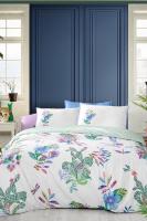 Jimena Multi Çift Kişilik %100 Pamuk Saten "300 TC" Nevresim Takımı