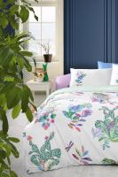 Jimena Multi Çift Kişilik %100 Pamuk Saten "300 TC" Nevresim Takımı