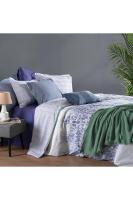 Kamerun Mavi Çift Kişilik %100 Pamuk Nevresim Takımı