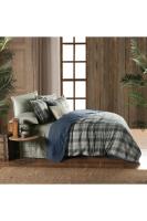 Kinross Flanel Prime Collection Çift Kişilik Nevresim Takımı Haki