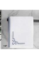 Kiros Gri Pamuk Havlu 50 X 90 Cm