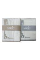 Kiros Nakışlı Havlu 2 Adet Gri-kahve