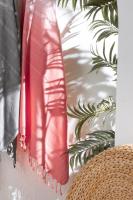 Lemaris Pembe %100 Pamuk Plaj Havlusu 80*160 cm