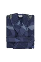 Mai Mavi Şal Yaka "medium" Beden Pamuklu Bornoz