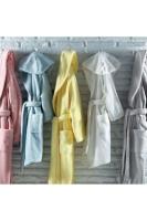 Micco Şal Yaka Bornoz Ekru (l Beden)