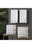 Milagros 50x90 Havlu V4 Lacivert