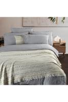 Mood Comfort Mare Çift Kişilik Yatak Örtüsü +Nevresim Takımı Gri