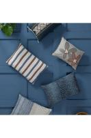 Nesta Dekoratif Kırlent 35*55 cm Mavi