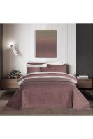 Onetta Kırmızı Çift Kişilik %100 Pamuk Saten Nevresim Takımı ve Yatak Örtüsü Seti