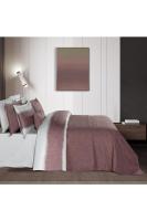 Onetta Kırmızı Çift Kişilik %100 Pamuk Saten Nevresim Takımı ve Yatak Örtüsü Seti