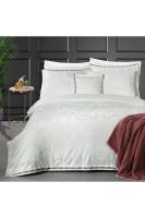 Shakira Çift Kişilik %100 Pamuk Saten "300 TC" Nevresim Takımı Beyaz