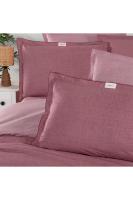 Solo Tone Tek Kişilik %100 Pamuk Nevresim Takımı Pembe