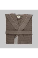 Street Koyu Gri %100 Pamuk Medium Beden Bornoz