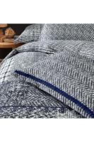 Vio Tek Kişilik %100 Pamuk Flanel (Pazen) Nevresim Takımı Gri