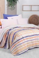 Viola Oranj Tek Kişilik %100 Pamuk Pike Takımı