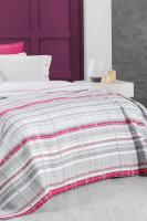 Viola Pembe Çift Kişilik %100 Pamuk Pike Takımı