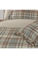 Winston Çift Kişilik %100 Pamuk Saten Nevresim Takımı Mocha