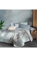 Zeno Gri Çift Kişilik %100 Pamuk Nevresim Takımı