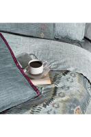 Zeno Gri Çift Kişilik %100 Pamuk Nevresim Takımı